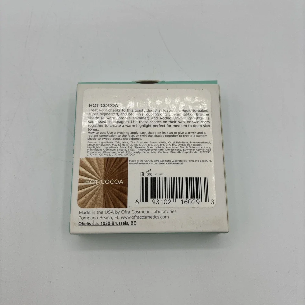 Ofra‎ Cosmetics Limited Edition Hot Cocoa Bronzer/Highlighter Duo Authentic